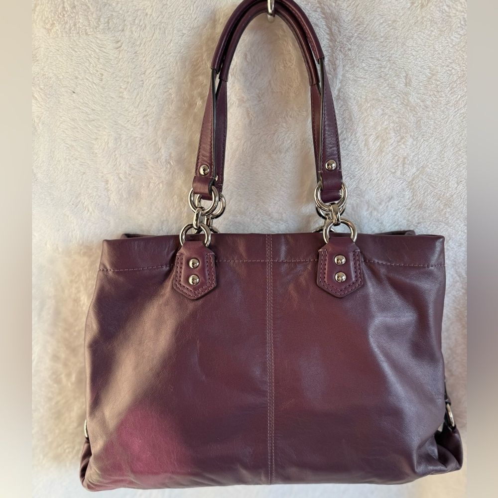 Coach Ashley Leather Satchel - Picture 5 of 12